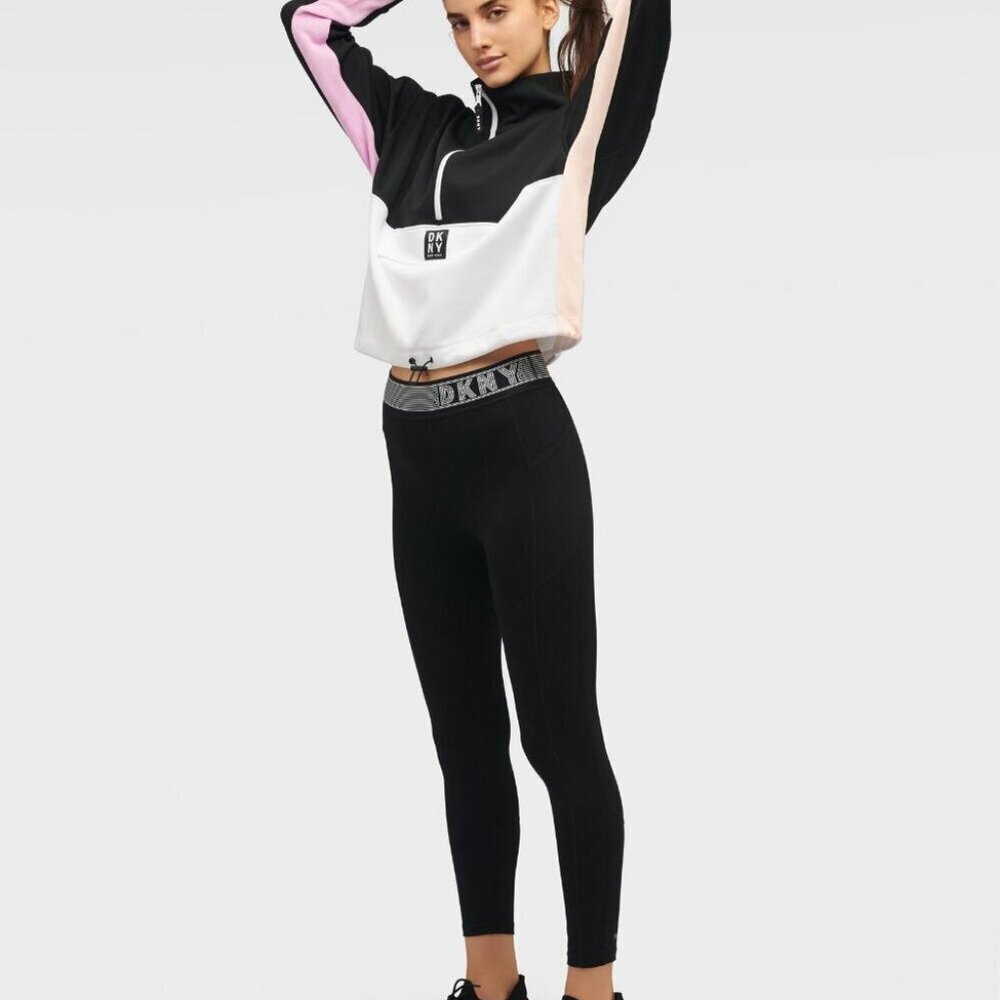 NWT DKNY Sport black, white pink melon